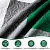 Tyrot - Juego de edredón de 2 piezas, color verde,