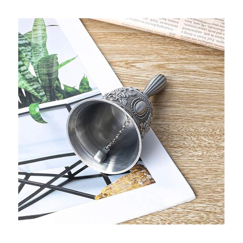 JZS Hand Held Bell, Metail Dinner Bell Wedding Bells, Service