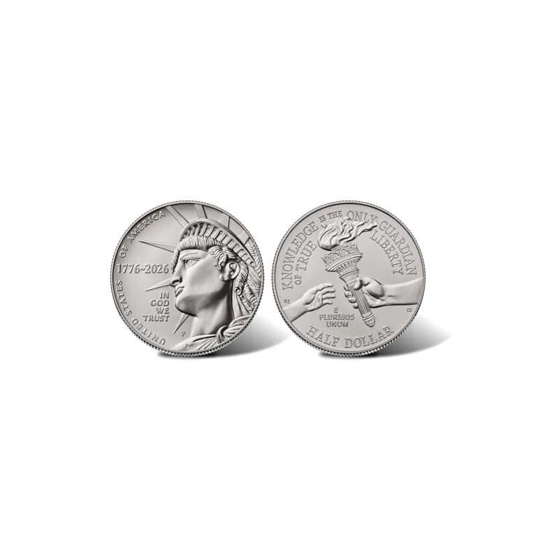 Enduring Liberty Half Dollar 1776-2026 America 250th Anniversary 1-Year Issue