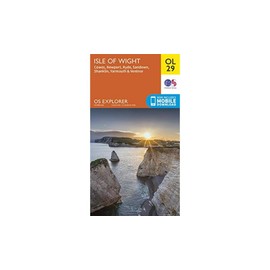 Isle of Wight Map | Cowes, Newport, Ryde, Sandown, Shanklin, Yarmouth & Ventnor | Ordnance Survey | OS Explorer Map OL29 | England | Walks | Hiking | Maps | Adventure