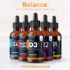 Vitamin D3 + K2 Liquid Drops - Vegan - High
