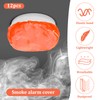 12 Pieces Detector Cover Fire Alarm Dust Paint Cover Stretch