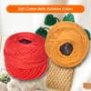 Soft 20colors crochet thread 20 Pack Orange Gradient