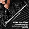 DURATECH Extra Long Flex Head Ratchet Wrench, 144-P, Double-Stacked Pawls,