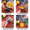 Real Stainless Steel Lemon Squeezer Citrus Juicer Hand Press Heavy