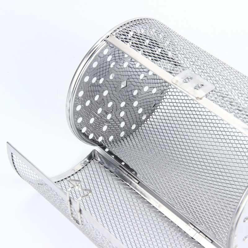 Mochiglory Rotisserie Oven Basket Grill Roaster Drum Stainless Steel Roast