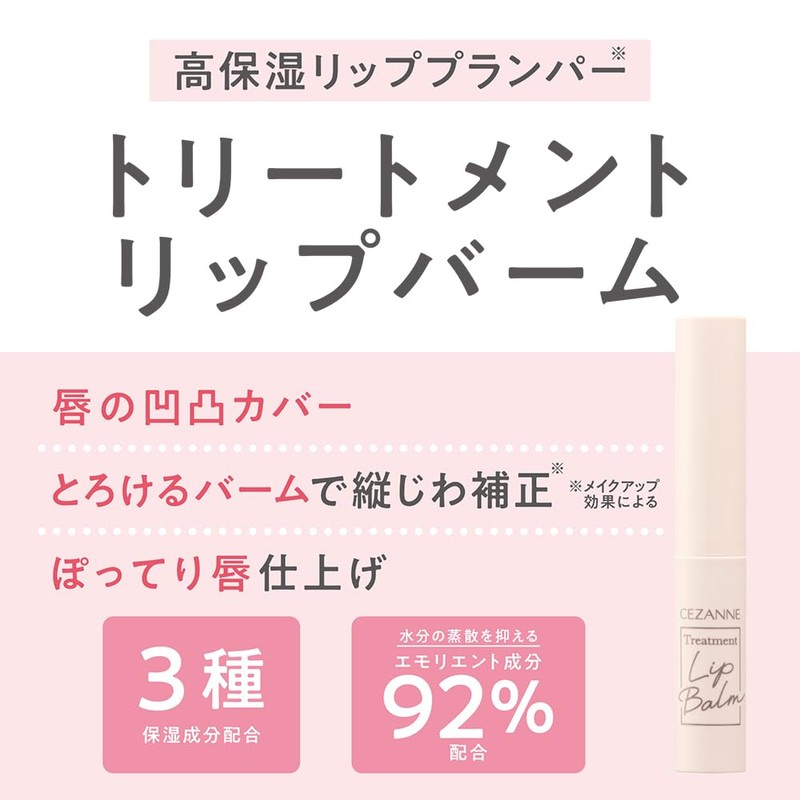 Cezanne Treatment Lip Balm 0.06 oz (1.7 g), Highly Moisturizing