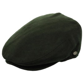 Epoch Men's Herringbone Wool Tweed Newsboy Ivy Cabbie Driving Cap (as1, Alpha, l, 1581-OLIVE)