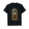 Saint Thomas Becket Stained Glass Church Window T-Shirt