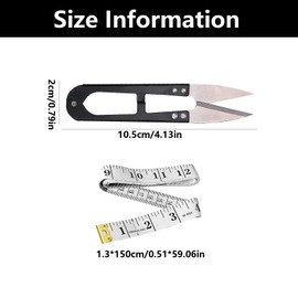 3PCS Small Scissors, Sewing Scissors, Dressmaking Scissors, Crochet Scissors, Plant Leaf Trimming Scissors, Mini Trimmer Sewing Snips, for Stitch, Craft & DIY Supplies (Random Colour)