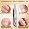 2 Pieces Mini Cuticle Cutter, Professional Cuticle Nippers Cuticle Scissors,