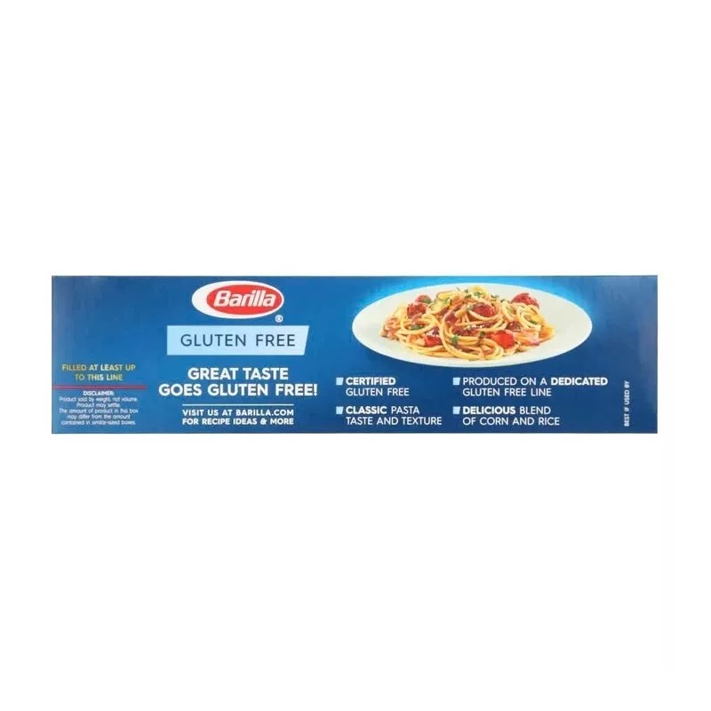 Barilla Classic Whole Grain Gluten-Free Pasta Thin Spaghetti Noodles 16