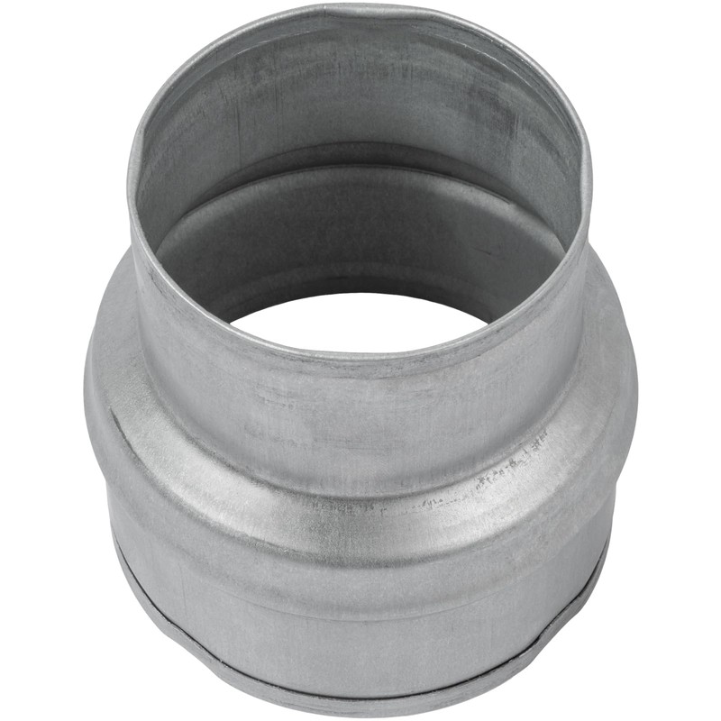 4" to 3" Inch Galvanized Steel Round Duct Reducer -