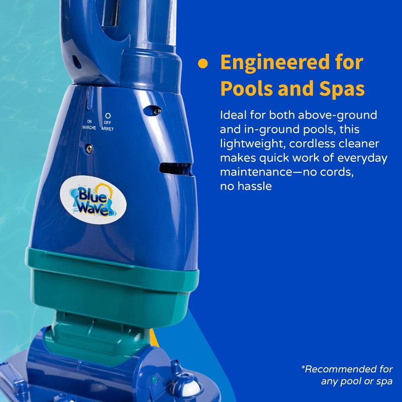 Blue Wave Pool Blaster Fusion PV-5 Handheld Pool Vacuum for