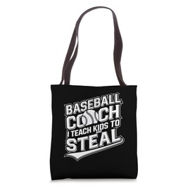 Baseball Coach I Teach Kids Tote Bag