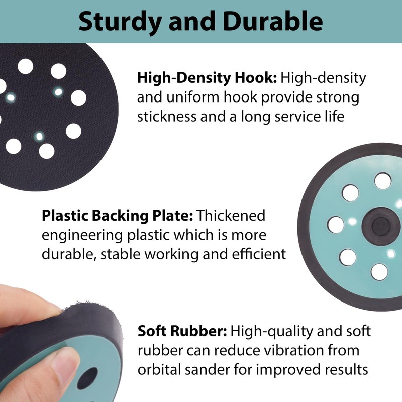 5 Inch Sander Replacement Pad for D26451, D26453, DW4388, DW421,