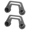 Pair A Pillar Windshield Light Mounting Bracket Replacement for Jeep