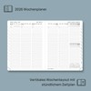 POPRUN Calendar 2026 Weekly Planner 22 x 16.5 cm, 17-Month