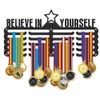 SUPERDANT Sports Medal Hanger Display Believe in Yourself Medal Holder