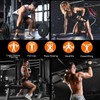Weight Lifting Wrist Strap, Double-Layer Leather Wrist Straps for Gym