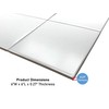 6 in Ceramic Wall Tile Matte 6x6 Square Box of