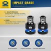BLACKROBOT 2PCS Impact Bit Holders 3/8 Inch Square Drive to