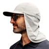 TOP-EX Large Size Sun Protection Cap, UV-Resistant Sunshade Hat, Neck
