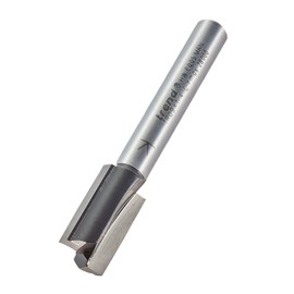 Trend Trade Straight Two Flute Router Cutter Bit, 1/4 Inch Shank, 10mm Cut Diameter, Tungsten Carbide Tipped, TR09X1/4TC