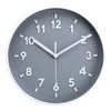 Topkey 8 Inch Round Quiet Wall Clock Easy Read Big