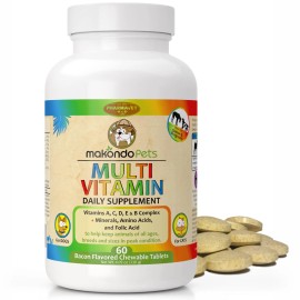 UD Prenatal Dog Vitamins Complete Puppy Senior Dog Supplement Folic Acid Amino Acids for Pregnant Breastfeeding Newborn Pets