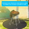 Fire Bowl Mat, Heat Protection Mat, Round, Fireproof BBQ Grills