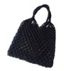 TENDYCOCO Shoulder Bag Mesh Beach Bag Woven Cotton Hollow for