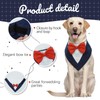 Kuoser Dog Tuxedo,Formal Dog Wedding Bandana Dog Collar with Bow
