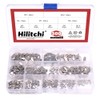Hilitchi 300-Pcs 304 Stainless Steel E-Clip Circlip External Retaining Ring