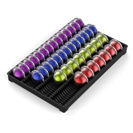 EVERIE Coffee Pod Storage Holder Drawer Insert for Counter Compatible with Nespresso Vertuoline Capsules, NCT04
