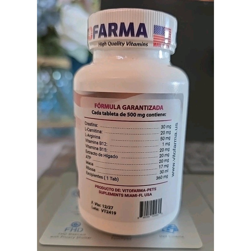 Vitofarma B12 Red Rooster B12 5500 B15 Atp Electrolitos 100