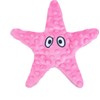 Artinova Dog Squeaky Crinkle Stuffless Chew Toy Easy Puzzle Cute
