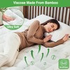 Queen Mattress Pad Cover, Viscose Made from Bamboo Pillow Top