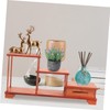 OATIPHO Tiered Wooden Display Stand for Plants and Figurines Wood