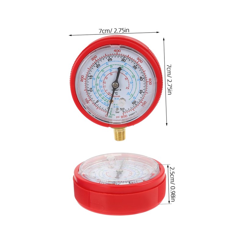 CHILDWEET Air Conditioner Pressure Gauge Charge Gauge High Low Pressure