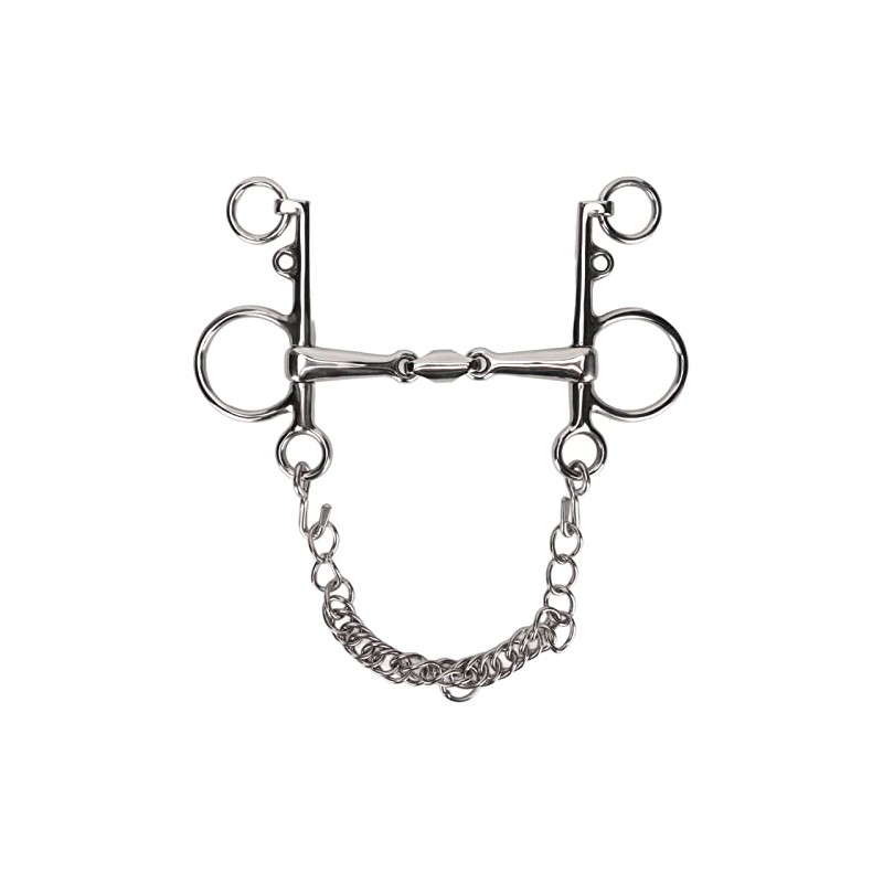 Naroote Pelham bit, Horse Pelham bit Acero Inoxidable Duradero para