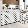 FunStick White Hexagon Peel and Stick Backsplash for Kitchen 12"x12"