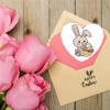 CRASPIRE Easter Clear Stamps for Card Making, Easter Bunny Egg