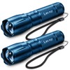 LETMY Tactical Flashlight - 2 Pack LED Flashlights High Lumens