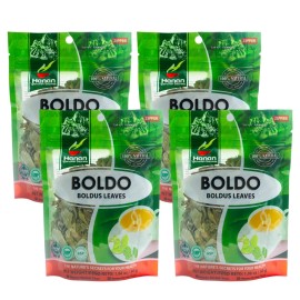 Hanan Boldus Loose Leaf Herbal Tea 1.1oz Boldo Leaves Dried Peumus Herbs from Peru