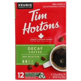 Tim Horton's Single Serve Coffee Cups, Decaffeinated, 72 Count - Packaging May Vary