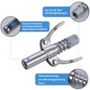 ALXBSONE Grease Gun Coupler, Double Handle Grease Nozzle Coupler, 10000