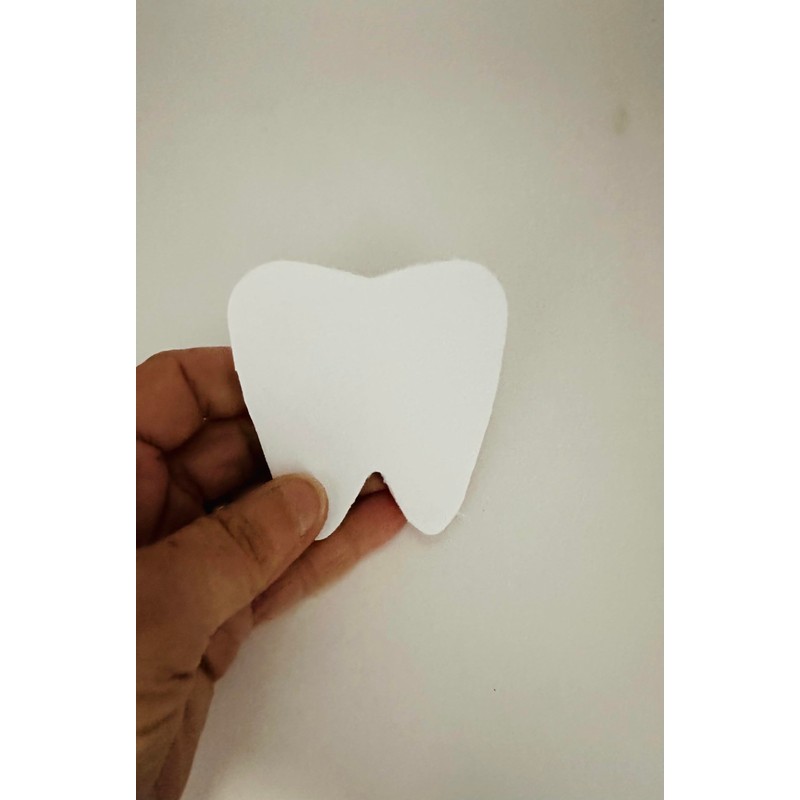 SHAPES ETC. 50 Shts Tooth Sticky Notepad 3in Cute Notes