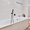 G-Promise All Metal Handheld Shower Set with 3-Function Showerwand, included