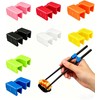AccEncyc Reusable Chopstick Helpers 8 Pairs - Training Hinges Connector